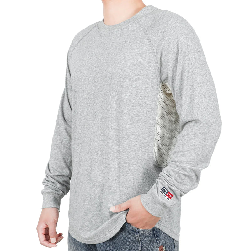 4.5OZ Vented Mesh Loose Fit EX Lightweight Flame Resistant Crew Neck T-Shirts